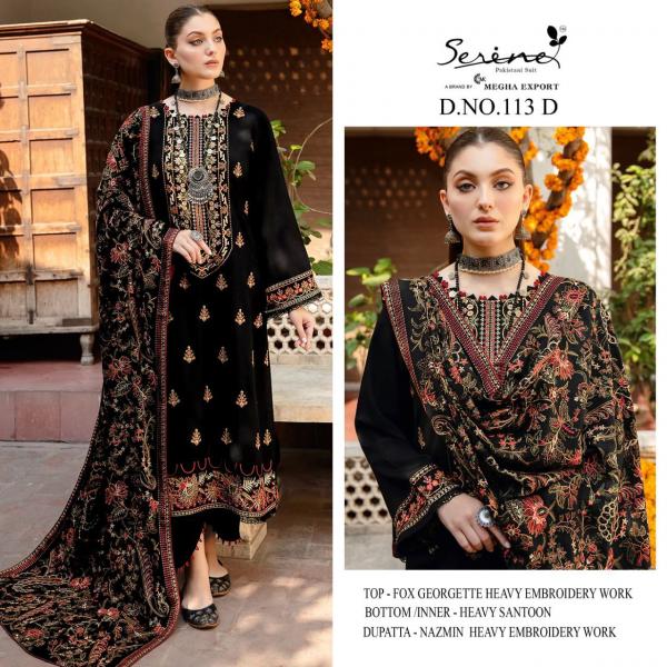 Serine S 113 A to D Pakistani Salwar Suits Collection